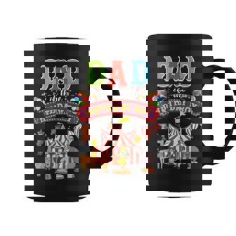 Dad Of The Birthday Boy Carnival Circus 1st Birthday Party Graphic Print Coffee Mug - Monsterry