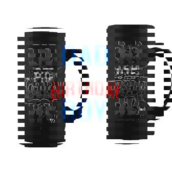 Dad Of The Birthday Boy Matching Family Spider Coffee Mug | Mazezy