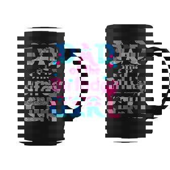 Dad Of The Birthday Girl Troll Family Party Decorations Coffee Mug - Monsterry