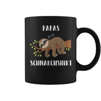 Dad Fathers Sayings Snoring Sloth Sleep Tassen - Geschenkecke