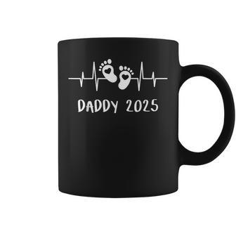 Daddy 2025 Heartbeat The Daddy Father's Day Birth Father Tassen - Geschenkecke