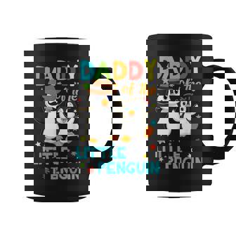 Daddy Of Little Penguin Birthday Family Shirts Matching Graphic Print Coffee Mug - Monsterry