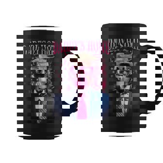 Daddys Home House Trump Pink 2025 Dubble Gum Graphic Print Coffee Mug - Monsterry
