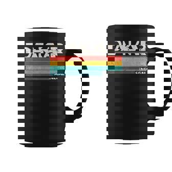 Dakar Senegal Retro Love 70s Vintage Graphic Graphic Print Coffee Mug - Monsterry