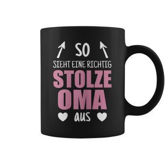 Damen So Sieht Eine Richtig Stolze Oma Aus Mutter Geschenke Rente Tassen - Geschenkecke