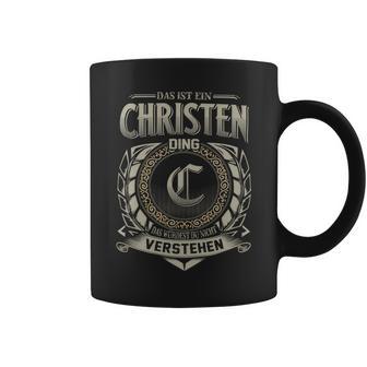 Das Ist Ein Christen Ding Christen Name Tassen - Geschenkecke