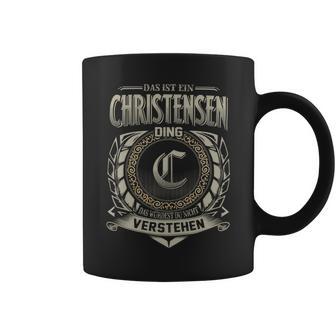 Das Ist Ein Christensen Ding Christensen Name Tassen - Geschenkecke