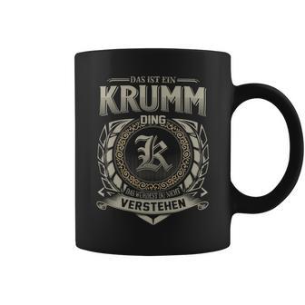 Das Ist Ein Krumm Ding Krumm Name Tassen - Geschenkecke