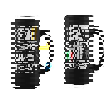 De Baile Eat Sleep Dance Repeat Dancer Taza de café - Regaloses