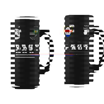 De Fútbol Paraguay Con Bandera De Fútbol Sin Mangas Taza de café - Regaloses