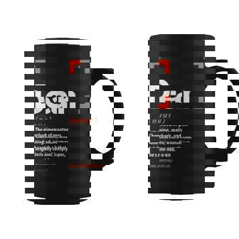 Decano Definición Nombre Personalizado Decano Taza de café - Regaloses