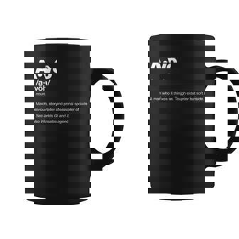 Definición Divertida Del Diccionario Taza de café - Regaloses