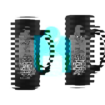 Detroit Techno Music Alien Raver Dj Party Taza de café - Regaloses