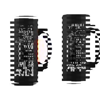The Devil Saw Me With My Head Down And Thought He'd Won Mens Coffee Mug - Seseable