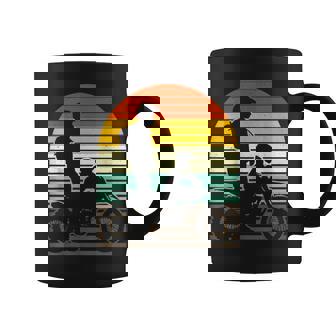 Día Del Padre Papá E Hijo Partnerintage Sunshine Motocross Taza de café - Regaloses