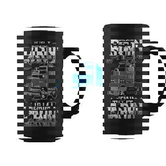 Diesel Fuel Trucker Semi-Trailer Truck Driver Novelty Graphic Print Coffee Mug - Monsterry