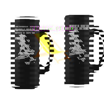 DIGITAL DETOX Deckchair Beach USA Holiday Sun Vacation Tank Top Graphic Print Coffee Mug - Monsterry