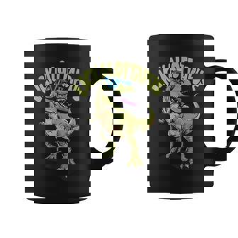Dino Pun LGBT Lesbian Or Straight Men Dinosaur Lickalottapus Graphic Print Coffee Mug - Monsterry