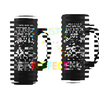 Dinosaur Autism Society Says Autistic God Says Im Perfect Coffee Mug - Seseable