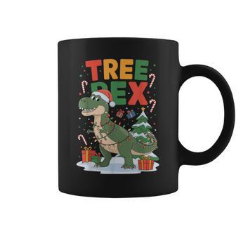 Dinosaur Christmas Jumper Xmas Tree Rex Pyjama Tassen - Geschenkecke