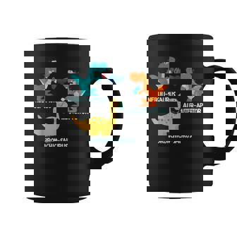 Dinosaur Pediatric Respiratory Therapy PEDS PICU RRT Crew Graphic Print Coffee Mug - Monsterry