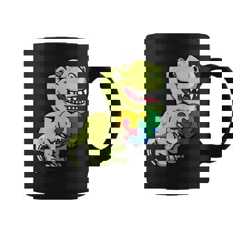 Dinosaurio Del Autismo Día De La Concienciación Taza de café - Regaloses