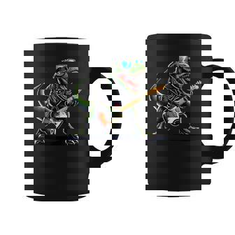 Dinosaurio Punk Dinosaurio Gótico Rock'n Roll Divertida Banda De Guitarra Para Niños Taza de café - Regaloses