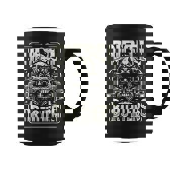 Diseño Robusto De Calavera Big Rigs De Diesel Brothers Taza de café - Regaloses