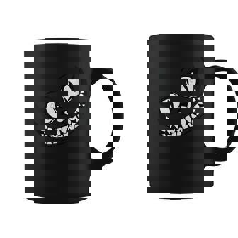 Diseños De Alicia En El País De Las Maravillas Gato De Cheshire Sonriendo En Blanco Y Negro Adulto S Manga Corta Novedad Talla S Negro Taza de café - Regaloses