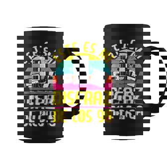 Disfraz Años 90 90S Outfit 90S Costume Niña Cassette Taza de café - Regaloses