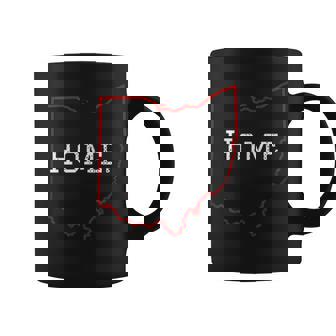 Distressed Home Ohio Native Tee Graphic Print Coffee Mug - Monsterry