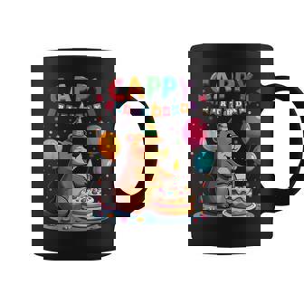 Divertida Fiesta De Cumpleaños De Cappy Birthday Para Amantes De Los Capibara Para Niñas Y Niños Taza de café - Regaloses
