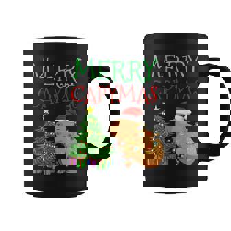 Divertidasacaciones De Navidad De Capybara Merry Capymas Taza de café - Regaloses