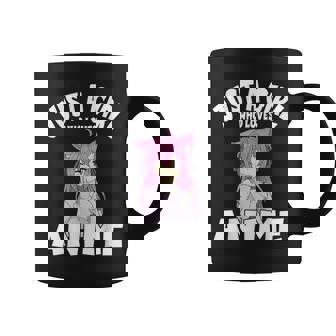 Divertido Anime Amante Para Adolescente Manga Kawaii Gráfico Otaku Taza de café - Regaloses