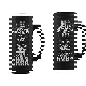 Divertido Guitarrista Uniejo Con Una Guitarra Músico Taza de café - Regaloses