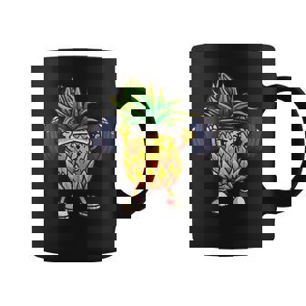 Divertido Piña Powerlifting De Pesas Gimnasio Entrenamiento Niñas Taza de café - Regaloses