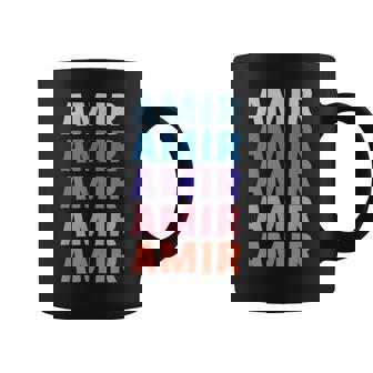 Divertido Regalo Nombre Amir Personalizado Primer Nombre Taza de café - Regaloses