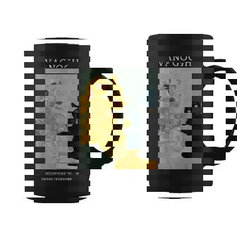 Divertidoan Gogh Girasoles Gato Memean Gogh Arte Taza de café - Regaloses