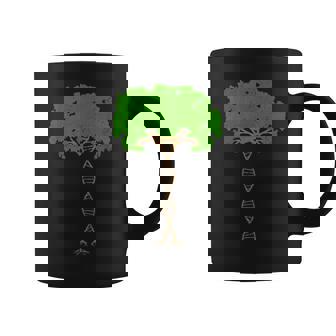 DNA Double Helix Tree Science Biologist Graphic Print Coffee Mug - Monsterry
