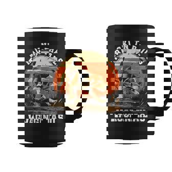 Dog Hunter Tracking Trails Beagle Hunting Graphic Print Coffee Mug - Monsterry