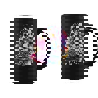 Dog Music Dj Tocadiscos Dj Dog Splash Beatmaker Dance Club Taza de café - Regaloses