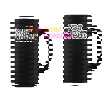Doin' Donuts Racing & Drift Car Enthusiast Turbo Motor Graphic Print Coffee Mug - Monsterry