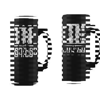 Done Finish End Chemo God Good Cancer Men Coffee Mug | Mazezy
