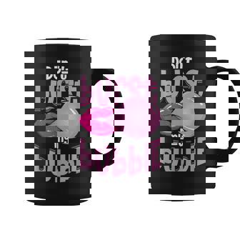Don't Burst My Bubble Chewing Gum Graphic Print Coffee Mug - Monsterry