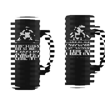 I Don't Sell Homes I Change Lives Realtor Graphic Print Coffee Mug - Monsterry
