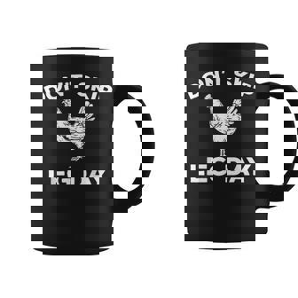 Dont Skip Leg Day Shirt Gym Workout Fitness Graphic Print Coffee Mug - Monsterry