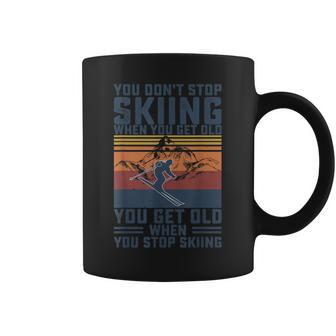 You Don't Stop Skiing When You Get Old Skier Skier Lover Tassen - Geschenkecke