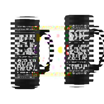 Dope Assistant Principal African American Job Proud Graphic Print Coffee Mug - Monsterry