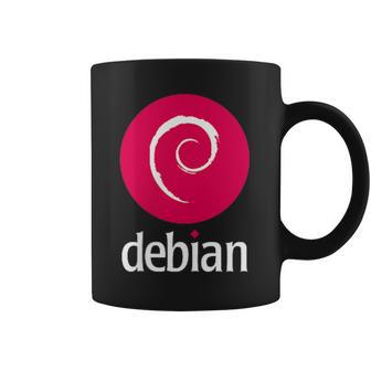 Double-Sided Debian Linux Software Of The Dedicated Community Tassen - Geschenkecke