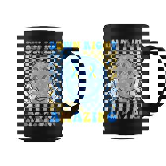 Down Right Amazing World Down Syndrome Awareness Boys Girls Coffee Mug - Monsterry
